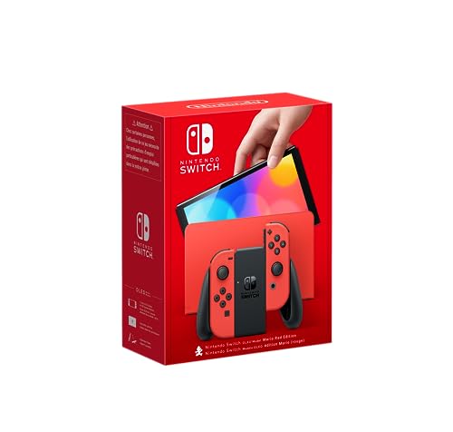 Nintendo Switch OLED Rojo (edición Mario)