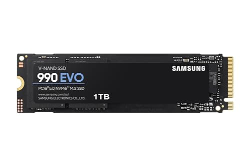 Samsung SSD M.2 (2280) 1TB 990 EVO (PCIe/NVMe) TCG Opal Encryption 2.0