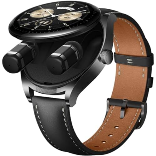 HUAWEI Watch Buds Smartwatch, Reloj Inteligente y Auriculares 2 en 1, Controles táctiles en una Amplia área de la aurícula, Cancelación de Ruido Mediante IA, Android & iOS, Negro