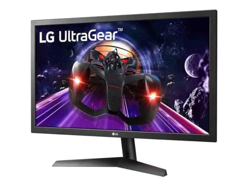 LG 24GN53A-B - Monitor Gaming UltraGear 24 pulgadas FullHD,1920x1080, LCD, 16:9, HDMIx2, DisplayPort 1.2, ajustable, 144Hz, 1ms, Conectividad Universal, Color Negro