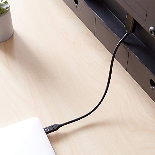 Amazon Basics USB-C to HDMI adapter cable (Thunderbolt 3 compatible) 4K @30 Hz - 30.5 cm