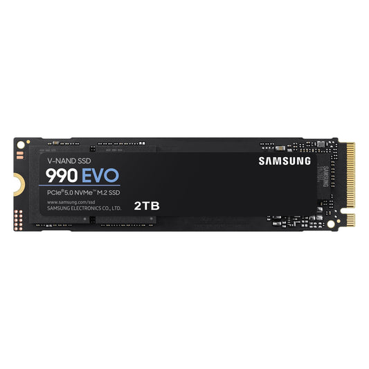 SAMSUNG 990 EVO 2 TB hasta 5.000 MB/s PCIe 4x4/5x2, NVMe2 (2280) SSD Interno (MZ-V9E2T0BW)