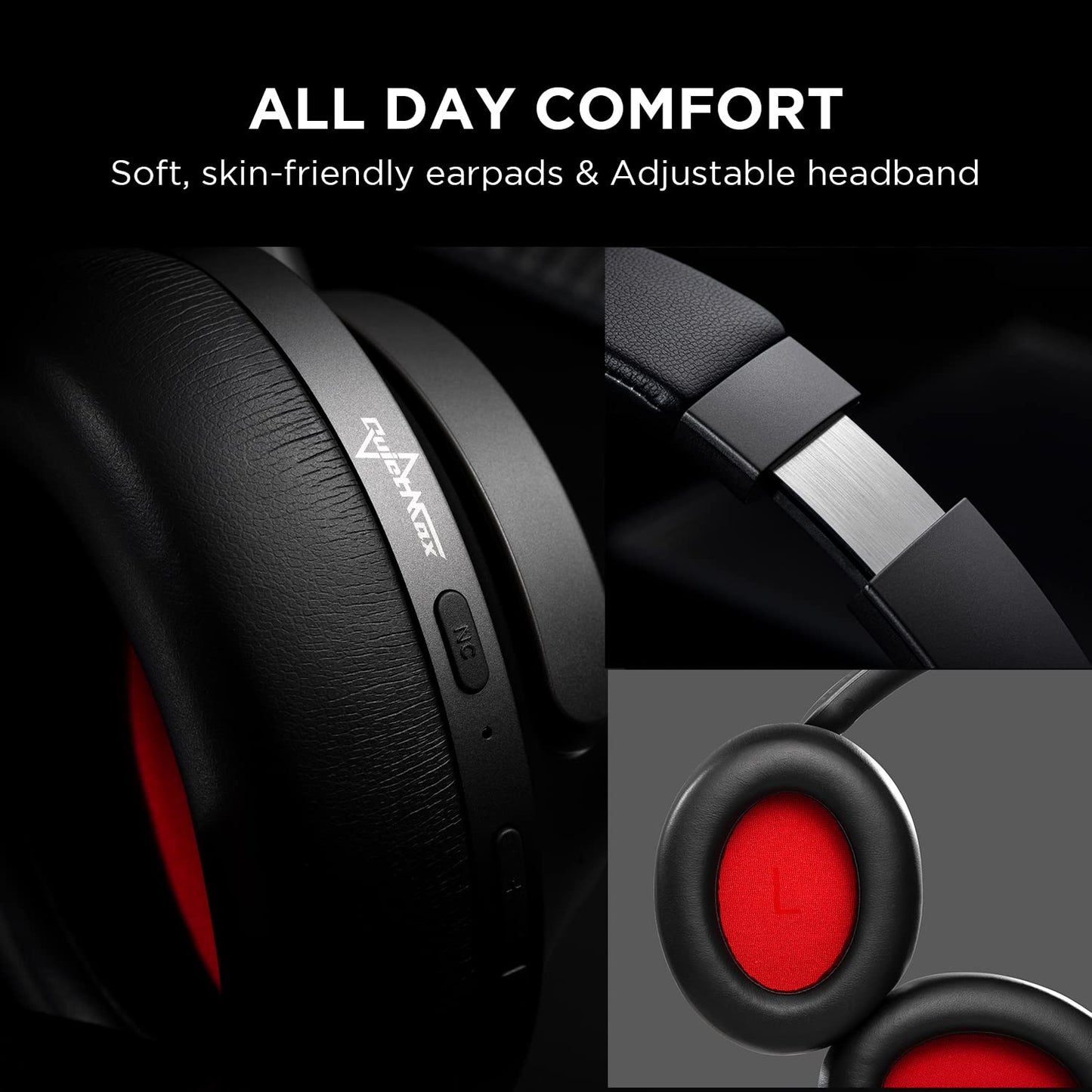 1MORE SonoFlow Active Noise Cancelling Headphones, Bluetooth Headphones with LDAC for Hi-Res Wireless Audio, 70H Playtime, Clear Calls, Preset EQ Via App