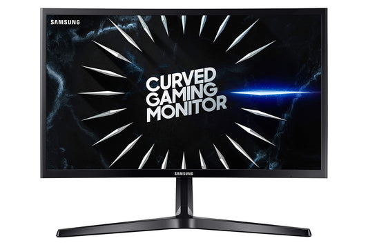 Samsung Monitor Curvo Gaming C24RG52FZR de 24'' Full HD (1920x1080, 4ms, 144 Hz, FreeSync, Flicker-Free, LED, VA, 16:9, 3000:1, 1800R, 250 cd/m², 178°, HDMI, Base en V) Negro